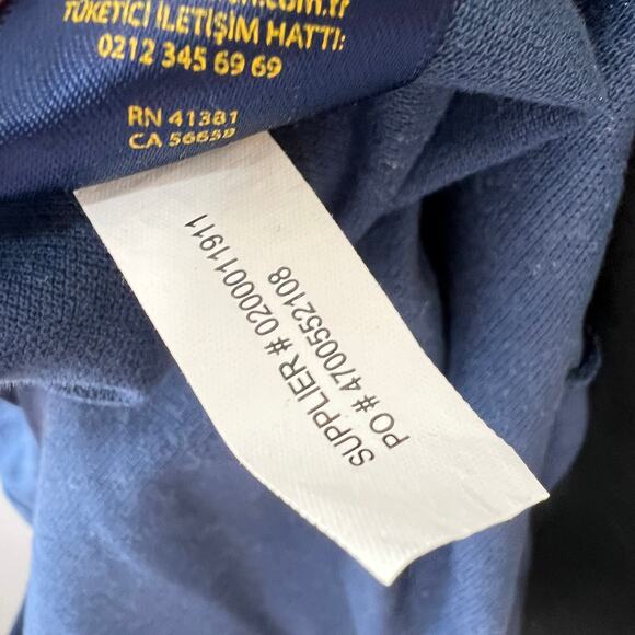 POLO RALPH LAUREN Blue White Cotton Bandana Print Short Sleeve Dress Girls XL - Picture 12 of 13